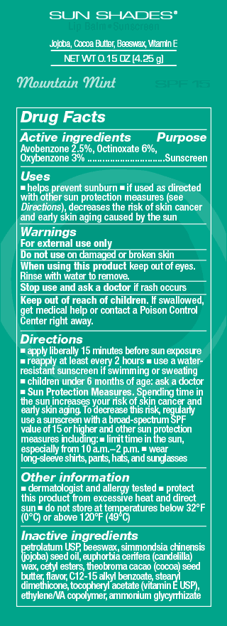 Sun Shades® Lip Balm: Mountain Mint