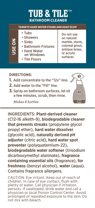 Tub & Tile™ 12x Bathroom Cleaner