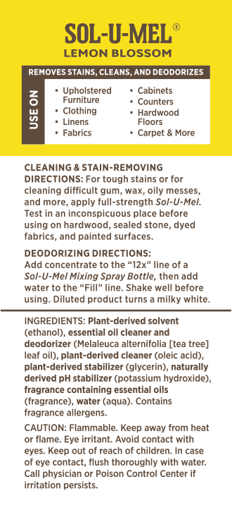 Sol-U-Mel® 3-in-1 Cleaner: Lemon Blossom