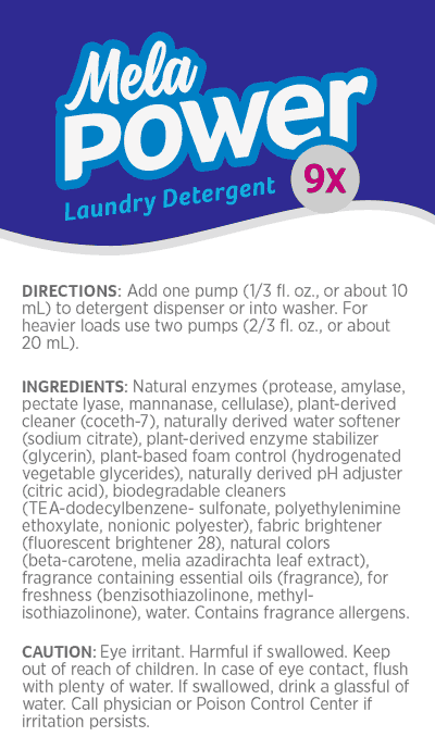 MelaPower® 9x HE Detergent: Island Breeze 96 Loads