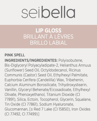 Brillo labial Sei Bella: Pink Spell