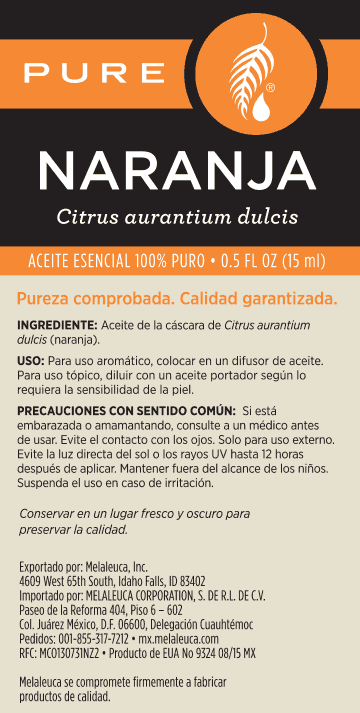 Aceite esencial de naranja PURE