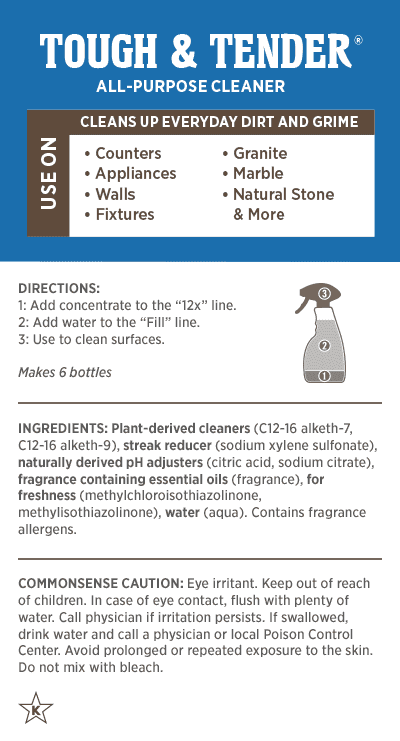 Vanilla Tough & Tender® 12x All-Purpose Cleaner