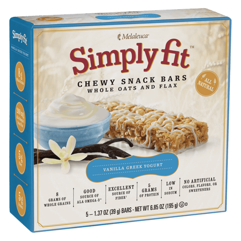 Simply Fit™ Chewy Snack Bars: Vanilla Greek Yogurt