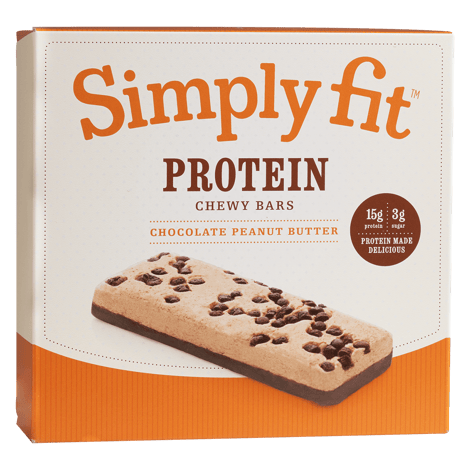 Simply Fit™ Protein Chewy Bars: Chocolate Peanut Butter