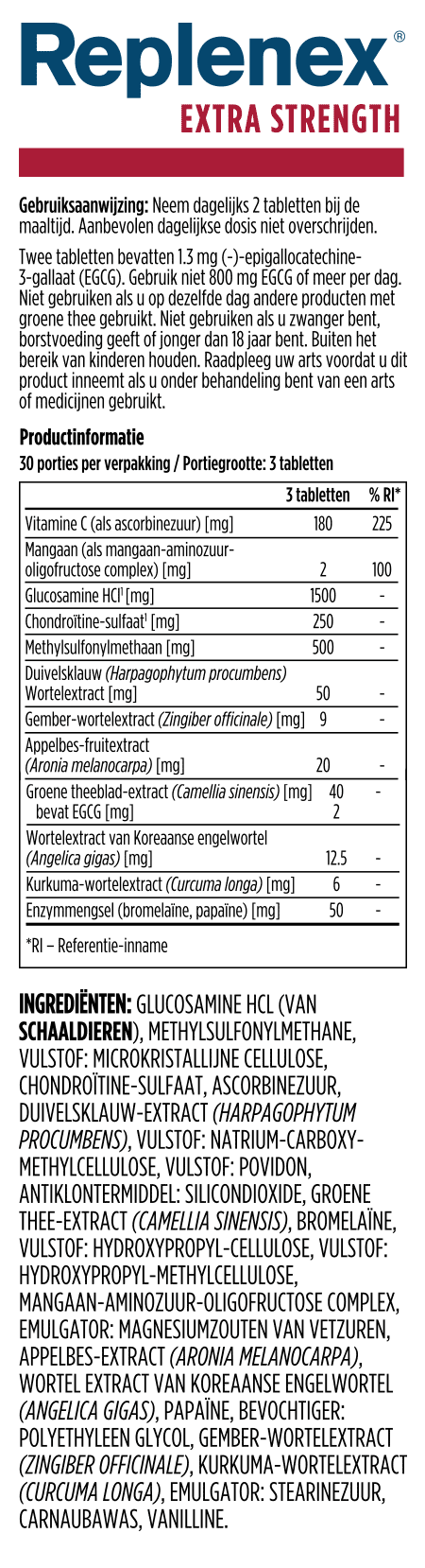 Replenex® Extra Strength