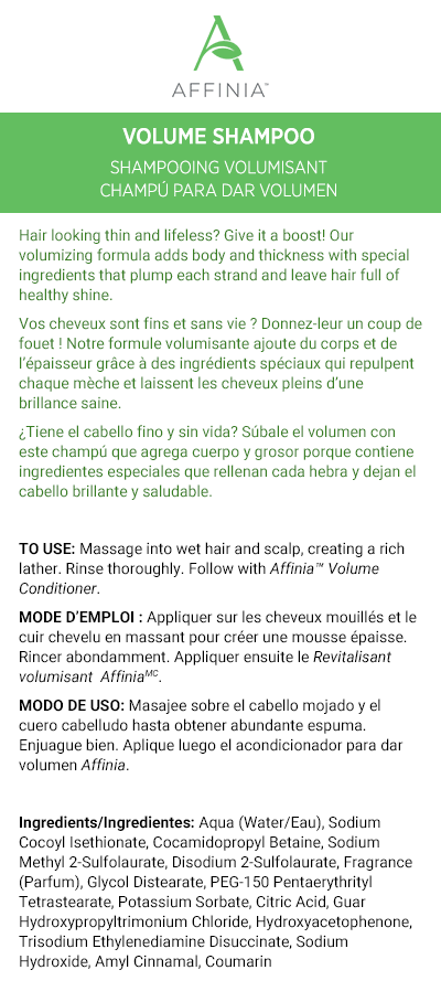 Affinia Volume Shampoo