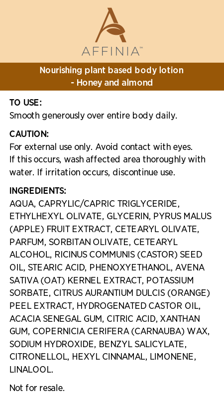 Affinia™ Body Cleanser & Body Lotion Pack