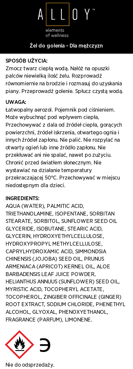 Alloy™ Zestaw produktów pielęgnacyjnych do ciała