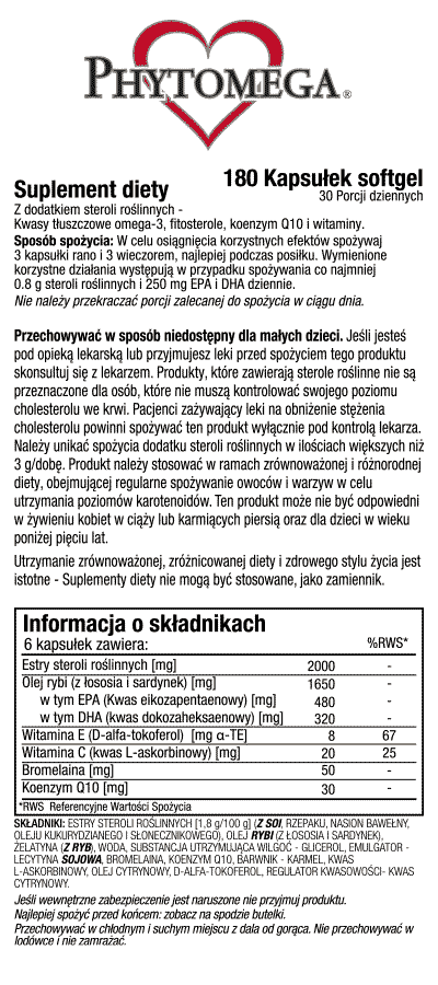 Vitality Zestaw produktów dla zachowania zdrowia serca™