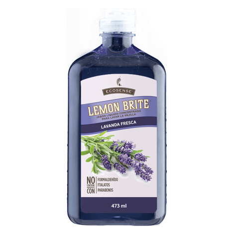 Jabón líquido Lemon Brite para lavar la vajilla: Lavanda