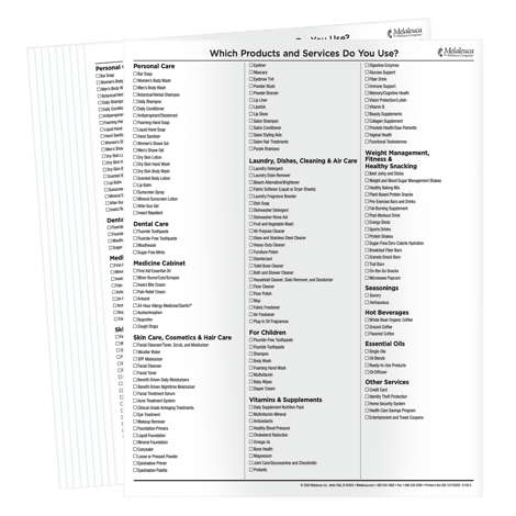 Which Products & Services Form 10-Pack (English)