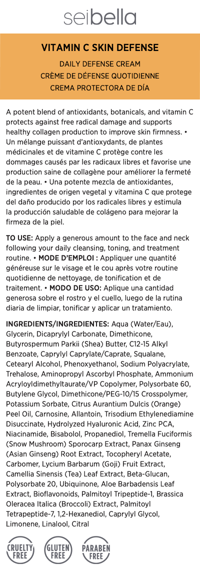 Sei Bella Vitamin C Daily Defense Cream