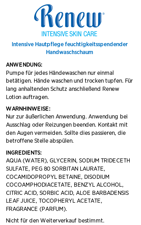 Renew® Handwaschschaum