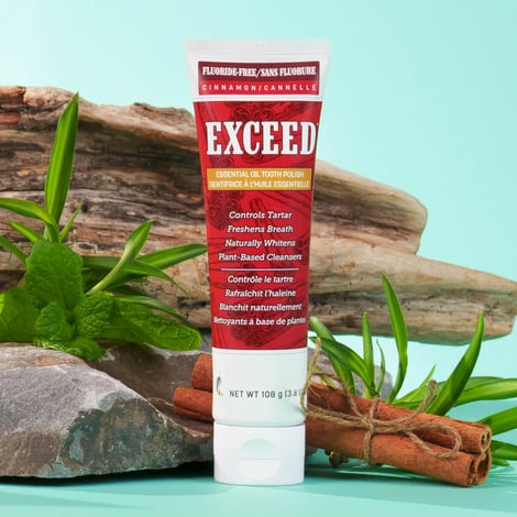 Exceed® Essential Oil Tooth Polish: Cinnamon Fluoride-Free