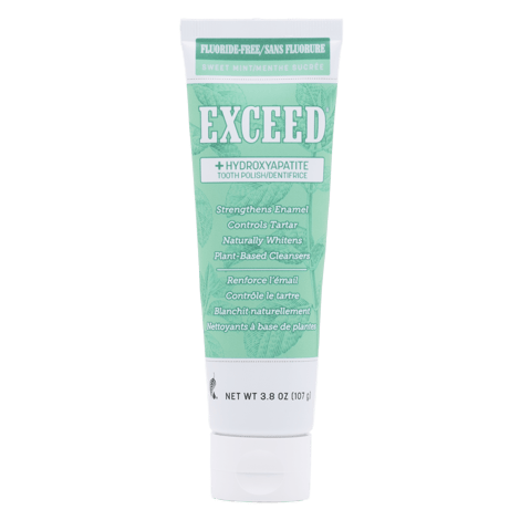 Exceed® Hydroxyapatite Tooth Polish: Sweet Mint Fluoride-Free  