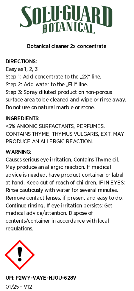 Sol-U-Guard™ Botanical Cleaner
