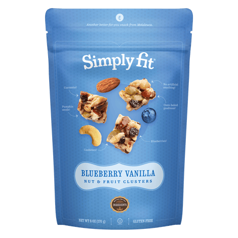 Simply Fit™ Nut & Fruit Clusters: Blueberry Vanilla