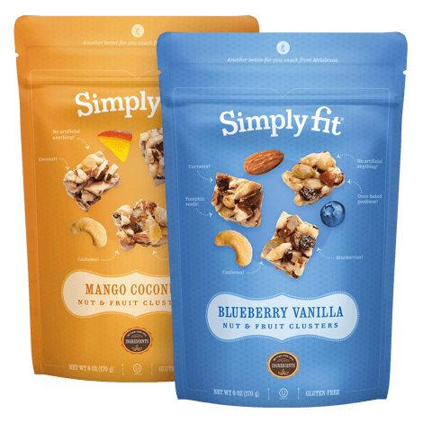 Simply Fit Nut & Fruit Clusters 2-pack 