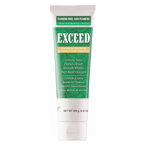 Exceed™ Essential Oil Tooth Polish Fluoride-Free: Fresh Mint