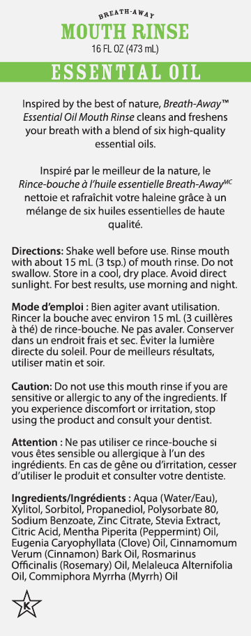 Breath-Away Essential Oil Mouth Rinse
