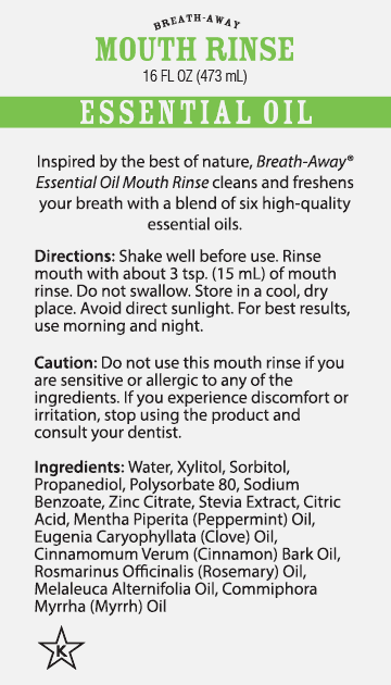 Breath-Away Essential Oil Mouth Rinse
