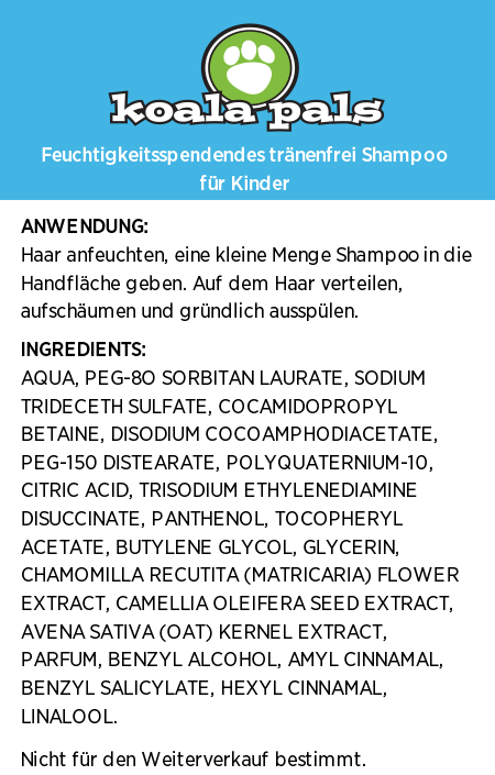 Koala Pals™ Tränenfrei Shampoo