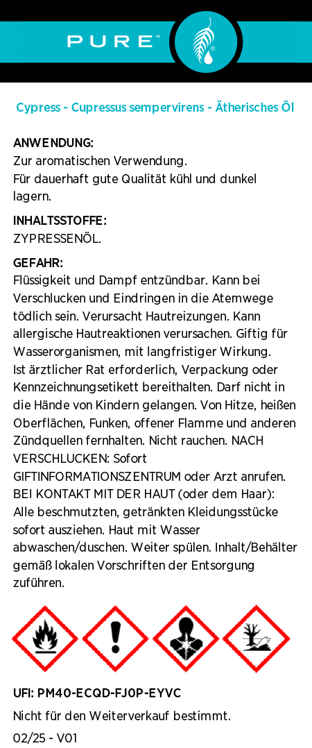 PURE™ Zypresse - Ätherisches Öl