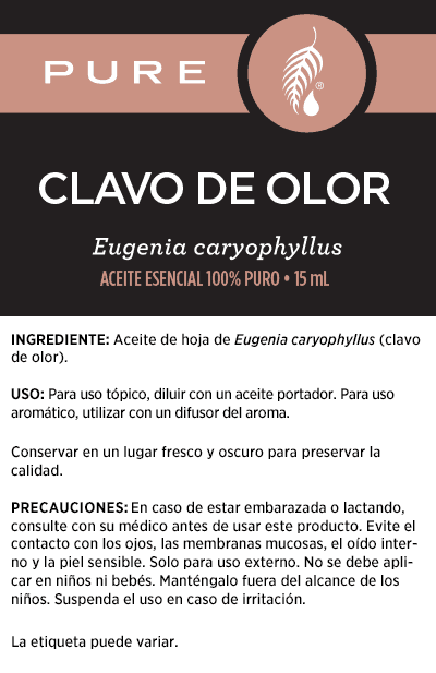 Aceite esencial de clavo de olor Pure