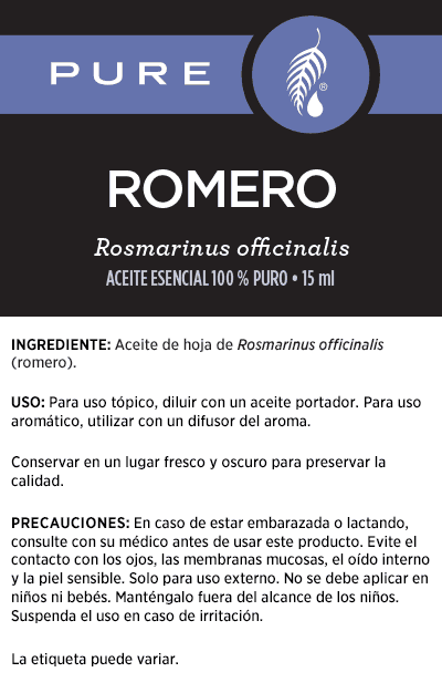 Aceite esencial de romero Pure