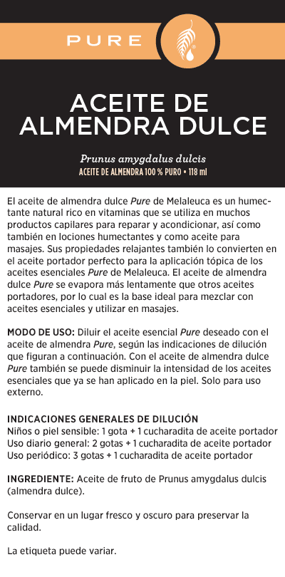 Aceite de almendra dulce Pure