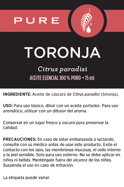 Aceite esencial de toronja Pure