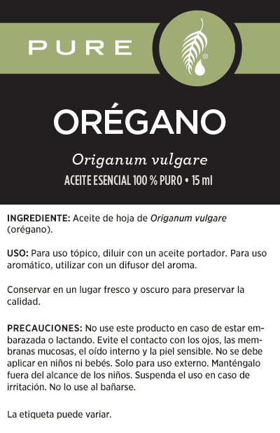 Aceite esencial de orégano Pure
