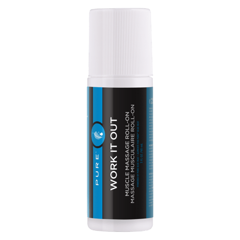 Pure™ Work it Out Blue Heat Muscle Massage Roll-On