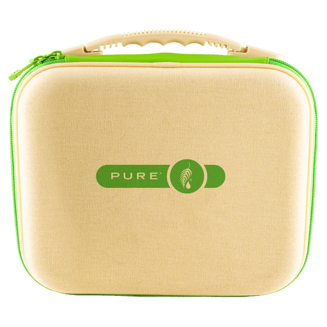 Estuche y etiquetas adhesivas para los aceites PURE