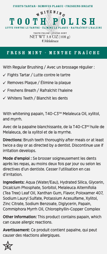Classic Tooth Polish: Fresh Mint Fluoride-Free