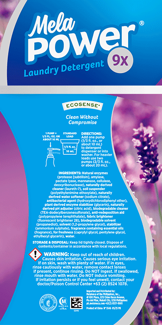 MelaPower® 9x Detergent: Garden Lavender
