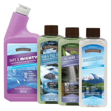 Conjunto EcoSense® para la limpieza del baño