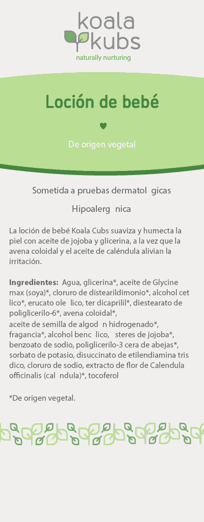 Loción de bebé Koala Kubs