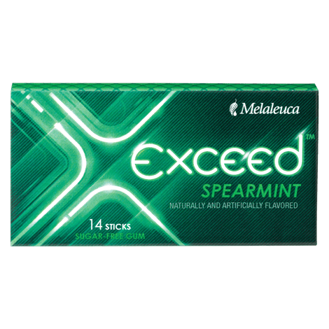 Exceed® Sugarless Gum: Spearmint