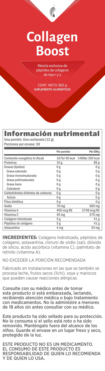 Bebida Collagen Boost 