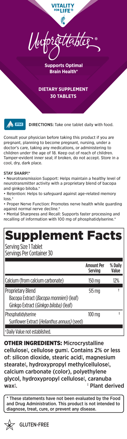 Unforgettables Cognitive Health