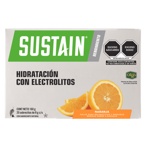 Paquetitos de Sustain hidratación activa