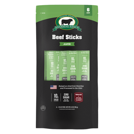 Riverbend Ranch Beef Sticks: Spicy Jalapeno