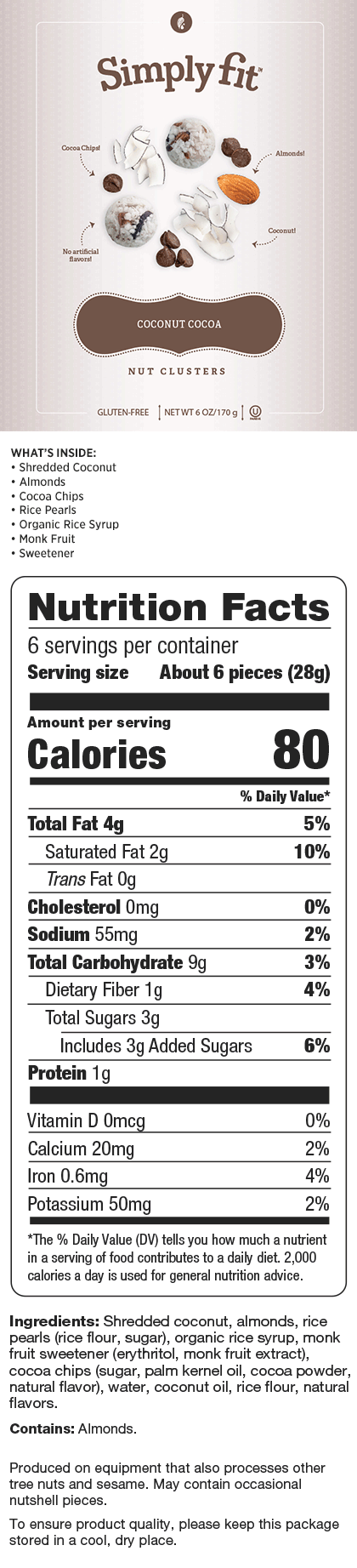 Simply Fit™ Coconut Cocoa Rounds