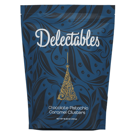 Holiday Delectables® Dark Chocolate Pistachio Caramel Clusters