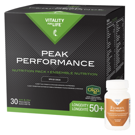 Peak Performance Nutrition Pack: Longevity 50+