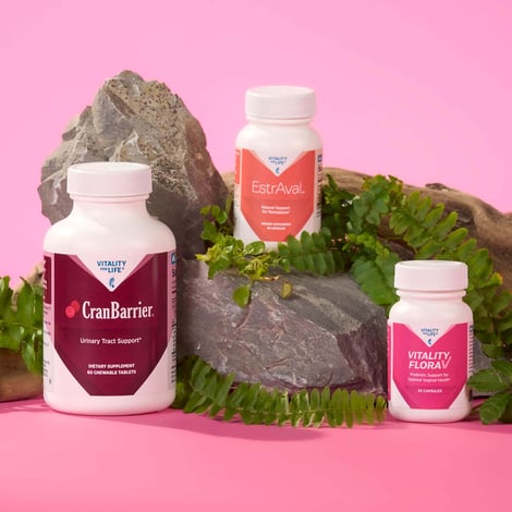 Vitality FloraV, EstrAval, & Cranbarrier Bundle