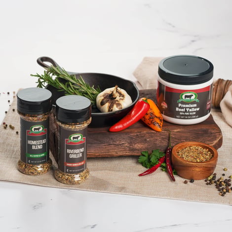 Riverbend Ranch Beef Tallow and Spices Bundle