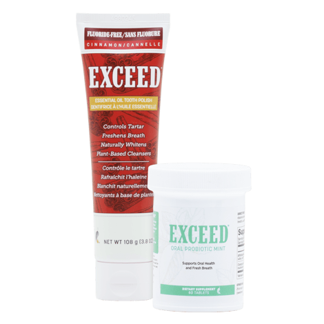 Exceed™ Oral Probiotic Mint & Tooth Polish Bundle 